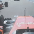 Vettel furioso via radio dopo l'incidente: "F***k!"