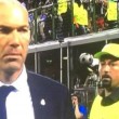 Zidane e il sosia di Rafa Benitez