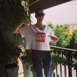 Elena Santarelli in forma dopo parto: scollatura su Instagram