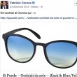 Fabrizio Corona pubblicizza occhiali da sole a 39 euro ma...
