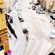 Grandinata a Genova, strade imbiancate dopo temporale FOTO4