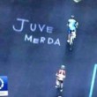 Giro d'Italia: la scritta "Juve M..." sulla strada FOTO