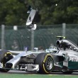Hamilton e Rosberg incidente primo giro GP Spagna 04