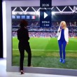 Euro 2016, effetto ottico in tv dallo studio allo stadio2