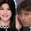 Antonio Conte a Ilaria D'Amico: "Posso dire Forza Italia?"