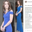 Kate Middleton in blu catalizza le attenzioni alla cena per il quarantesimo anniversario di SportsAid, associazione benefica che aiuta i giovani atleti a raggiungere il successo 3