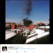 Milano, incendio sul tetto di una scuola a Lambrate FOTO 2 2