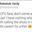 Vardy insultato tifosi Leicester: moglie sbotta su Twitter