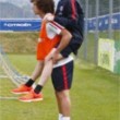 David Luiz ha le gambe cortissime: illusione ottica in allenamento