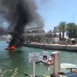 Ibiza, yacht prende fuoco durante rifornimento: 2 feriti gravi2