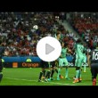 Cristiano Ronaldo, colpo di testa "perentoso": VIDEO gaffe telecronista Rai
