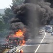 A4, camion in fiamme: chiusa autostrada tra Udine e Venezia