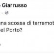 Terremoto, Dino Giarrusso (Le Iene): "Scossa o quarto gol del Porto?". Poi cancella post 01