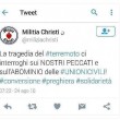 Terremoto centro Italia, Militia Christi: "Sisma colpa dei gay"