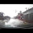 Dentro al tornado con l'auto