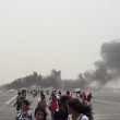 Dubai, panico dentro volo Emirates in fiamme