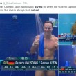 Rio 2016, tuffatori e l'illusione ottica delle scritte in tv4