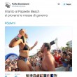 Arianna Polgatti "Aryfashion": Miss Muretto 2008 con Salvini e Toti al Papeete Beach