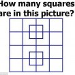 Quadrati nella figura, quanti ne vedi