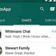 Whatsapp, conversazioni cancellate...vengono salvate