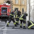 A fuoco centralina al centro di Roma