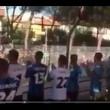 Pisa, calciatori festeggiano con tifosi fuori dallo stadio9