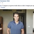 Francesco Totti, striscione su gru a Trigoria 3