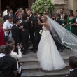 Cristel Carrisi, matrimonio in Apecar. Tanti vip, Loredana Lecciso assente FOTO ANSA