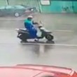 Taiwan, tifone Meranti: motociclista colpito al volto da detrito 1