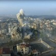 Missile che colpisce Aleppo ripreso dal drone 2