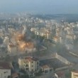 Missile che colpisce Aleppo ripreso dal drone 3