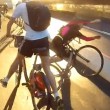 Tamponamento tra ciclisti sulla autostrada per le bici4