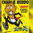 Charlie Hebdo, la copertina: Barack Obama in fuga dai poliziotti armati FOTO