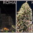 Roma, l'albero di Natale fa pietà il triste confronto con quello di Milano2