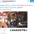 Reggiana-Parma: sassi degli ultras reggiani sul bus dei parmigiani FOTO