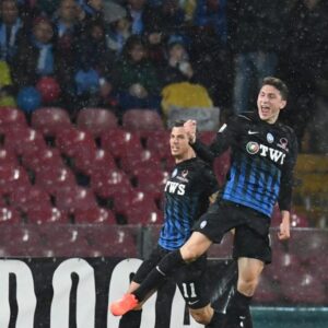 Napoli-Atalanta 0-2: Caldara, proprietà Juventus, stende Sarri