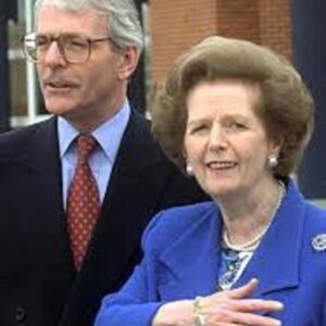 Major e Margaret Thatcher