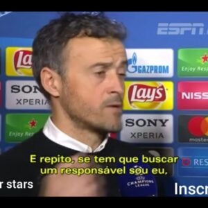Luis Enrique furioso con giornalista (VIDEO) dopo Psg-Barcellona