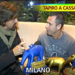 Striscia la notizia, tapiro d'oro a Antonio Cassano
