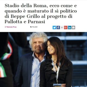 Stadio della Roma: "Ecco quando Beppe Grillo ha detto sì a Pallotta e Parnasi"