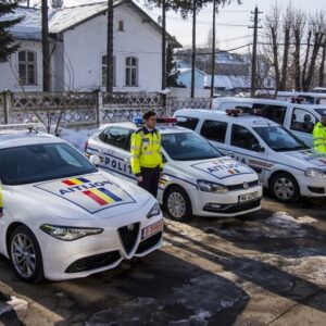 Alfa Romeo Giulia Veloce in dotazione alla polizia romena FOTO