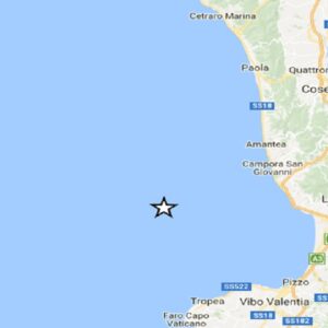 Terremoto Calabria, scossa di magnitudo 3,1 al largo di Lamezia Terme