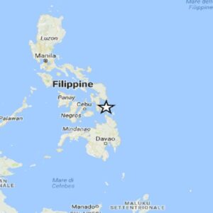 Terremoto Filippine, scossa di magnitudo 6,3
