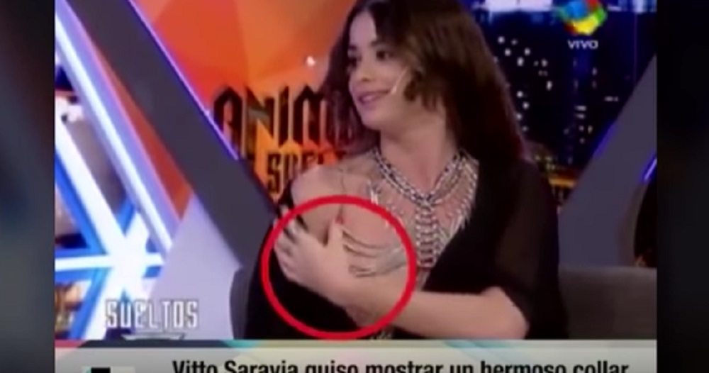YOUTUBE Vitto Saravia vuole mostrare gioiello in diretta tv ma il vestito...