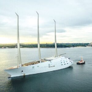 Sailing Yacht A sequestrato a Gibilterra, è lo yacht più grande al mondo