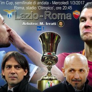 Lazio-Roma diretta formazioni ufficiali pagelle highlights foto derby
