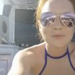 Lindsay Lohan in spiaggia in burkini 3