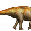 Una immagine ricostruita dell'aspetto del nuovo dinosauro