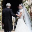 Il matrimonio di Pippa Middletone e James Matthews: la sposa e il padre