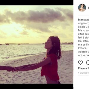 Max Biaggi, il post commovente di Bianca Atzei: "Sono qui che ti aspetto"